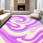 Pastel Swirl Pattern Rug