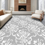 Classic Floral Swirl Pattern Rug