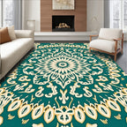 Mandala Inspired Floral Design Rug