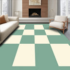 Retro Checkerboard Pattern Rug