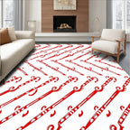 Crimson Flute Diagonal Repeat Rug