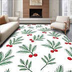 Foliage Berry Pattern Design Rug