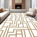 Modern Line Geometric Pattern Rug