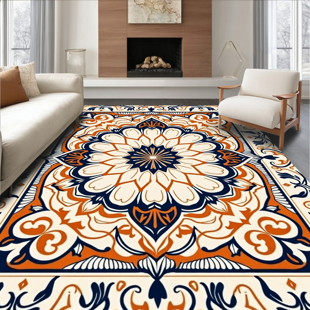 Mandala Floral Pattern Rug