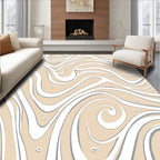 Abstract Swirl Dune Inspired Rug
