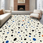 Abstract Polka Dot Speckle Pattern Rug