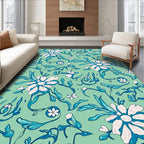 Charming Floral Vine Pattern Rug