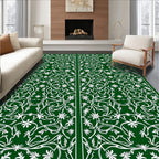 Ornate Floral Vine Pattern Rug
