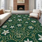 Floral Medallion Style Pattern Rug