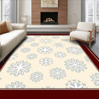 Winter Snowflake Pattern Design Rug