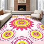 Sunburst Boho Mandala Design Rug