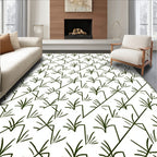 Minimalist Diagonal Grass Pattern Rug