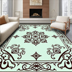 Ornate Paisley Floral Motif Rug