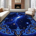 Electric Starburst Ornate Medallion Rug