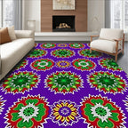 Vibrant Mandala Patterned Rug