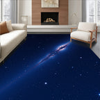 Cosmic Galaxy Abstract Starry Night Rug