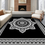 Mandala Ornamental Floral Pattern Rug