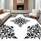 Ornate Floral Mandala Pattern Rug