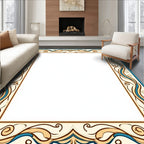 Art Nouveau Swirls And Curves Rug