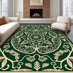Elegant Flourish Intricate Floral Design Rug