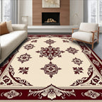 Ornate Floral Medallion Pattern Rug