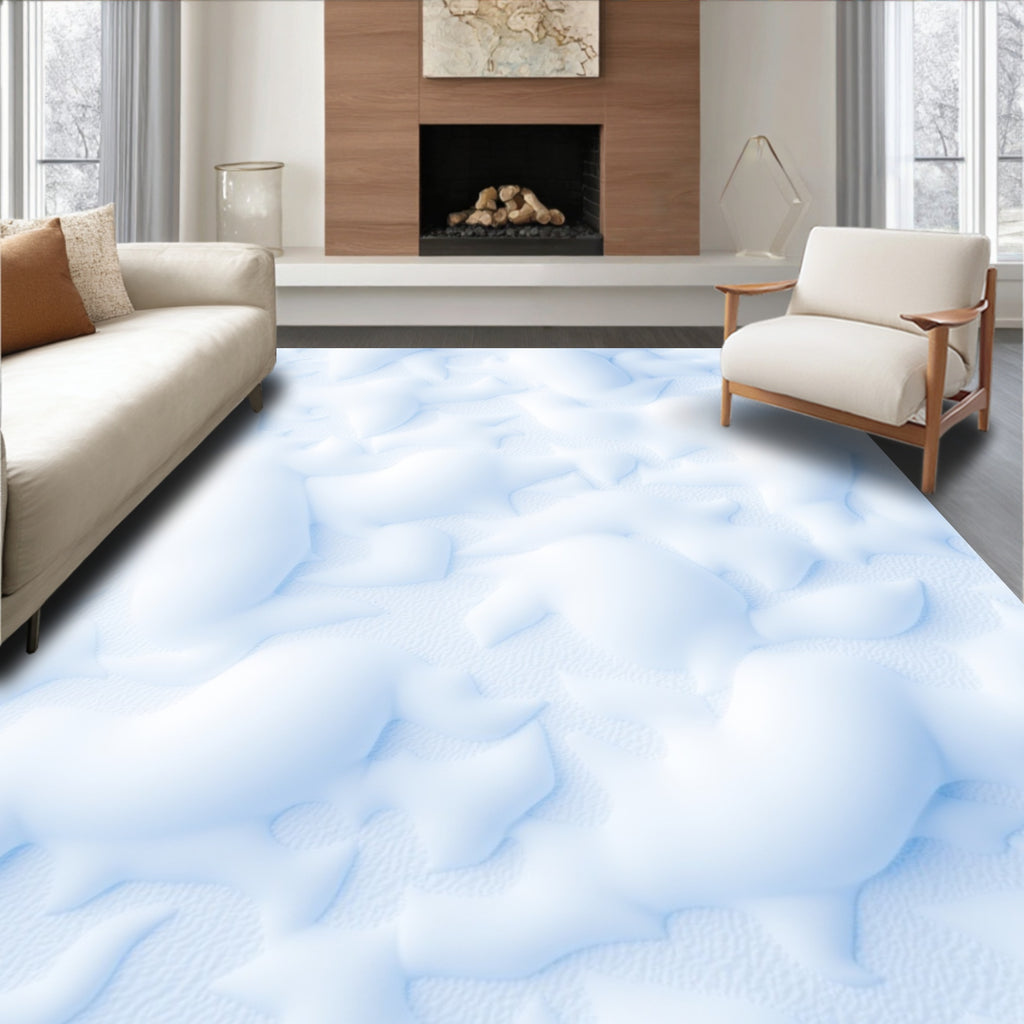 Abstract Organic Flowing Pattern Design Rug