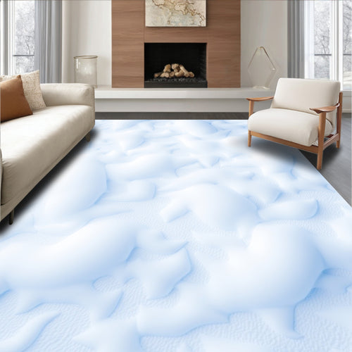 Abstract Organic Flowing Pattern Design Rug