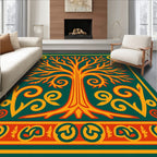 Vibrant Tree of Life Pattern Rug