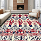 Nutcracker Folk Pattern Rug