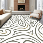 Subtle Swirl Triangle Pattern Rug