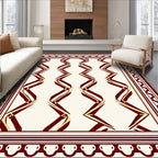Striped Ribbon Geometric Pattern Rug