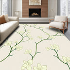 Delicate Floral Vine Pattern Rug