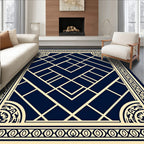 Art Deco Geometric Pattern Rug