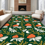 Enchanted Forest Mushroom Moon Rug
