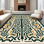 Intricate Geometric Pattern Rug