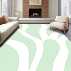 Abstract Organic Flowing Pattern Rug