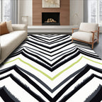 Bold Zigzag Stripe Pattern Rug