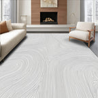 Swirling Line Abstract Pattern Rug