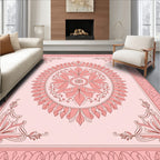 Ornate Floral Mandala Design Rug