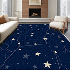 Night Sky Constellation Star Pattern Rug