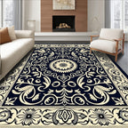 Vintage Floral Swirl Pattern Rug