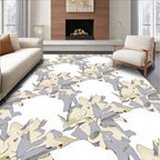 Abstract Irregular Organic Floral Pattern Rug