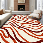 Wavy Abstract Stripe Pattern Rug