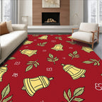 Bell Leaf Festive Pattern Design Rug