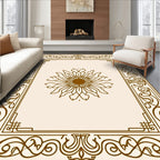 Antique Floral Border Design Rug