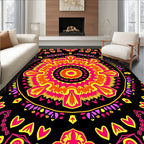 Vibrant Mandala Patterned Rug