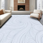 Swirl Abstract Line Pattern Rug