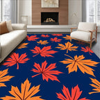 Autumn Leaves Pattern Rug
