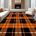 Classic Plaid Pattern Design Rug