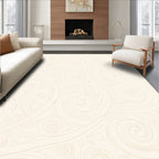 Classic Swirl Cream Pattern Rug